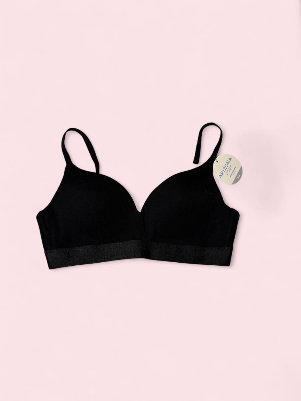 Arizona Jean Company Black Seamless Molded Cup Bra